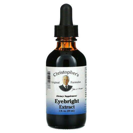Основне фото товара Christopher's Original Formulas, Eyebright Herb Extract, ...