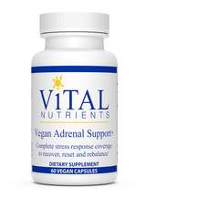 Vital Nutrients, Поддержка надпочечников, Vegan Adrenal Suppor...