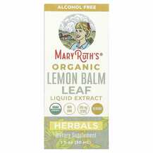 MaryRuth's, Organic Lemon Balm Leaf Liquid Extract Alcohol Fre...