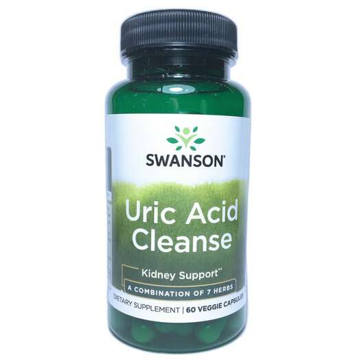 Основне фото товара Swanson, Uric Acid Cleanse, Підтримка рівня сечової кислоти, 6...