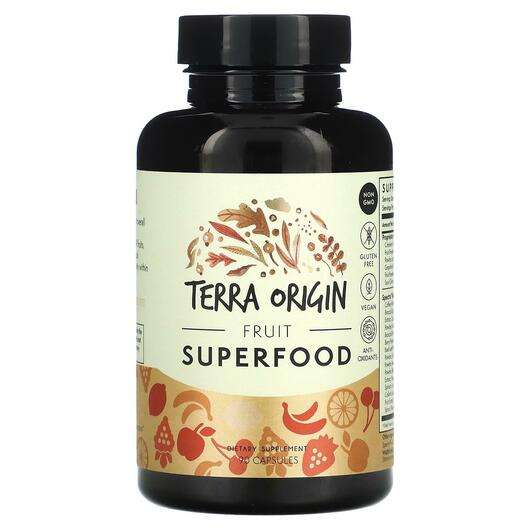 Основне фото товара Terra Origin, Fruit Superfood, Суперфуд, 90 капсул
