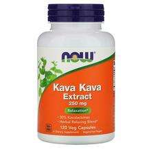 Now, Kava Kava 250 mg, Кава Кава Екстракт 250 мг, 120 капсул