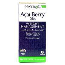 Natrol, Ягоды Асаи, AcaiBerry Diet Acai Green Tea Super Foods,...