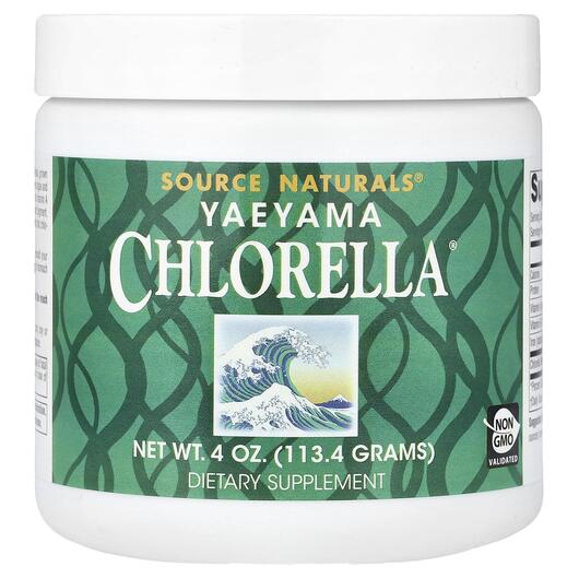 Основне фото товара Source Naturals, Yaeyama Chlorella, Хлорела, 113.4 г