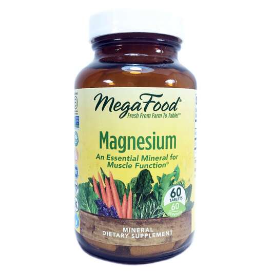 Основное фото товара Mega Food, Магний, Magnesium, 60 таблеток