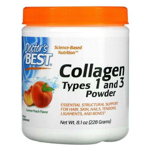 Основне фото товара Doctor's Best, Collagen Types 1 & 3, Колаген в порошку Пер...