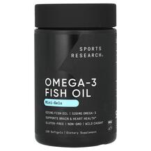 Omega-3 Fish Oil Mini Gels Омега 3 Sports Research