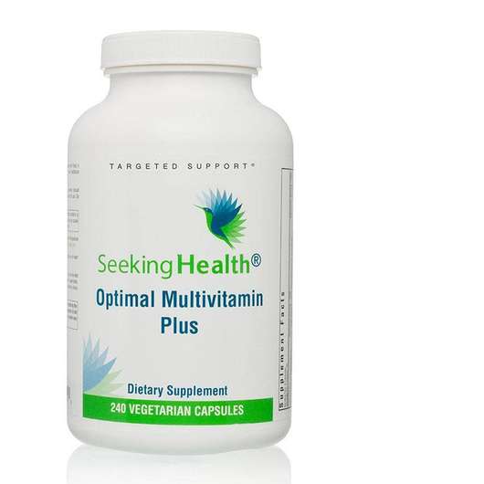 Основное фото товара Seeking Health, Мультивитамины, Optimal Multivitamin Plus, 240...
