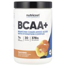 Performance BCAA+ Peach Rings БЦАА Nutricost 378 г