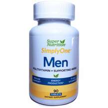 Super Nutrition, SimplyOne Men's Multivitamin, Вітаміни для чо...