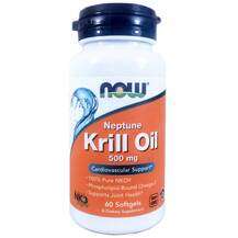 Now, Neptune Krill Oil 500 mg NKO, 60 Softgels