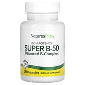 B-комплекс High Potency Super B-50 Natures Plus