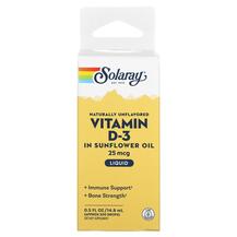 Vitamin D-3 In Sunflower Oil Naturally Unflavored 25 mcg D