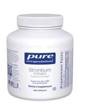 Pure Encapsulations, Стронций, Strontium citrate, 180 капсул