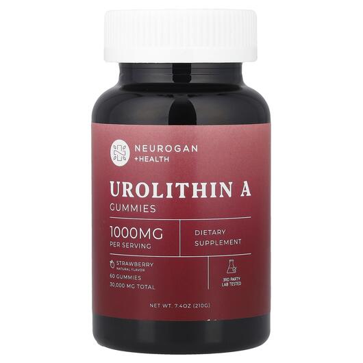 Основное фото товара Уролитин A, Urolithin A Gummies Strawberry, 60 таблеток
