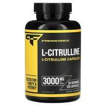 Primaforce, L-Citrulline 3000 mg, 120 Capsules