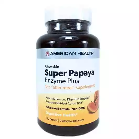 Фото товара Super Papaya Enzyme Plus 180 Chewable Tablets