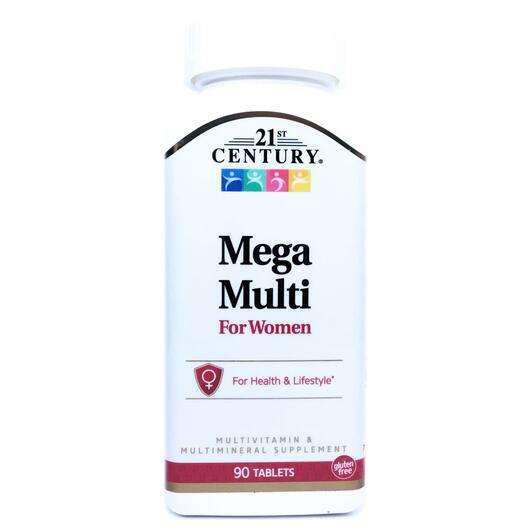 Основне фото товара 21st Century, Mega Multi For Women, Мультивітаміни для жінок, ...