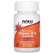 Фото товара NOW, Витамин D-3 10000 МЕ, Vitamin D-3 10000 IU, 120 капсул