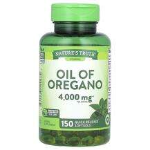 Nature's Truth, Масло орегано, Vitamins Oil Of Oregano 2000 mg...