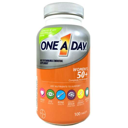 Основное фото товара One-A-Day, Мультивитамины для женщин 50+, Women's 50+, 100 таб...