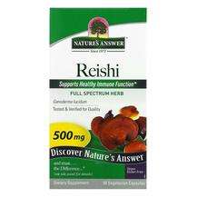 Nature's Answer, Reishi 500 mg, Гриби Рейша 500 мг, 90 капсул