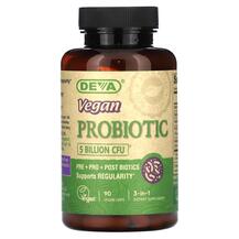 Пробіотики 3-in-1 Vegan Probiotic 5 Billion CFU Deva Пробіотики 3-in-1 Vegan Probiotic 5 Billion CFU Deva