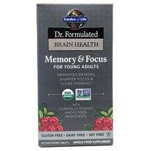 Dr. Formulated Brain Health Memory & Focus for Young Adult...