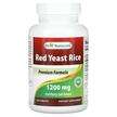 Фото товара Best Naturals, Красный дрожжевой рис, Red Yeast Rice 1200 mg, ...