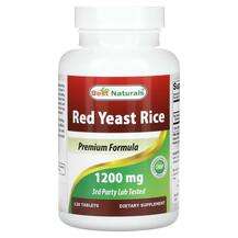 Best Naturals, Красный дрожжевой рис, Red Yeast Rice 1200 mg, ...