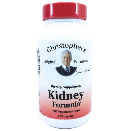 Основне фото товара Kidney Formula 475 mg, Підтримка здоров'я нирок 475 мг, 100 ка...