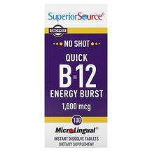 Superior Source, Витамин B12, Quick B-12 Energy Burst 1000 mcg...