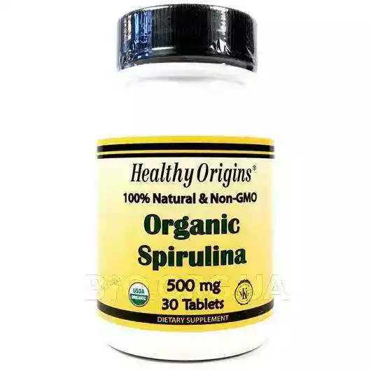 Фото товара Organic Spirulina 500 mg 30 tablets