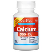 Calcium 500 + D3 Кальций 21st Century 90 таблеток