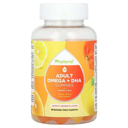 Основное фото товара Омега 3 6 9, Adult Omega + DHA Gummies with Omega 3-6-9 Lemon ...