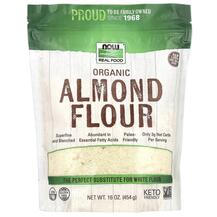 Real Food Organic Almond Flour Superfine Мука NOW Foods