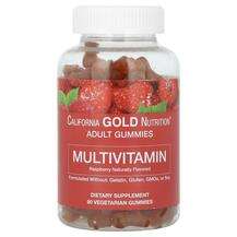 Adult Multivitamin Gummies Raspberry, Мультивітаміни, 90 таблеток