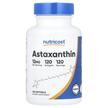 Nutricost, Астаксантин, Astaxanthin 12 mg, 120 капсул