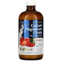 LifeTime, Original Calcium Magnesium Citrate Strawberry, 473 ml