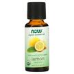Фото товару NOW Foods, Pure Essential Oil Organic Lemon, Ефірна олія, 30 мл