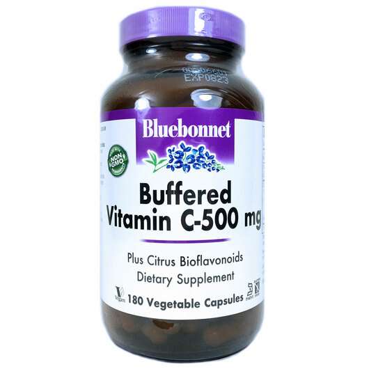 Основное фото товара Bluebonnet, Буферизованный витамин С 500 мг, Buffered Vitamin ...