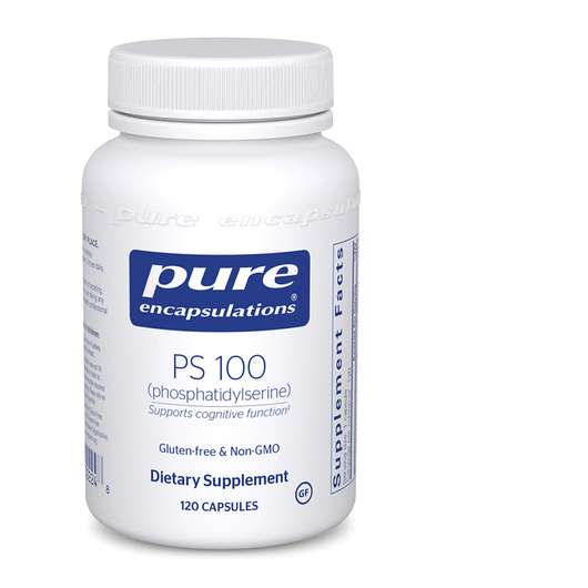 Основное фото товара Pure Encapsulations, ФосфатидилСерин, PS 100 phosphatidylserin...