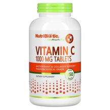NutriBiotic, Immunity Vitamin C 1000 mg, Вітамін C, 250 таблеток