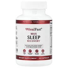Підтримка сну Max Sleep Recovery Healfast 60 капсул Підтримка сну Max Sleep Recovery Healfast 60 капсул