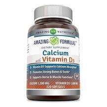 Amazing Nutrition, Кальций с D3 & K2, Calcium with Vitamin...