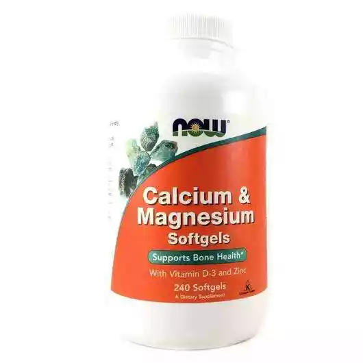 Фото товара Calcium & Magnesium with Vitamin D3 & Zinc 240 Softgels