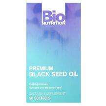 Bio Nutrition, Premium Black Seed Oil, Чорний кмин, 90 капсул