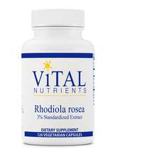Vital Nutrients, Родиола, Rhodiola rosea 3% 200 mg, 120 капсул