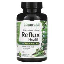 Emerald, Reflux Health with Mucosave FG, 60 Vegetable Caps