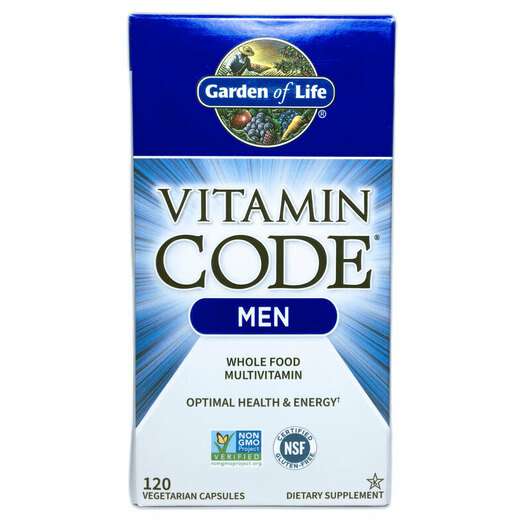Основное фото товара Garden of Life, Витамины, Vitamin Code Men, 120 капсул